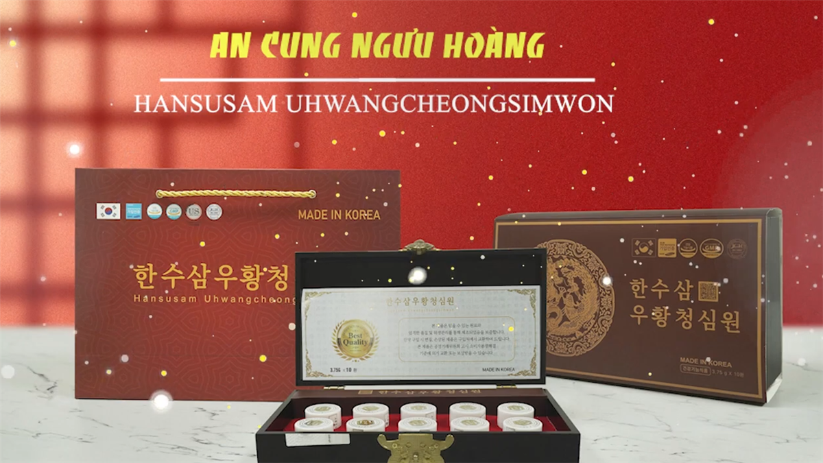 An Cung Ngưu Hoàng Hansusam Uhwangcheong 10 Viên