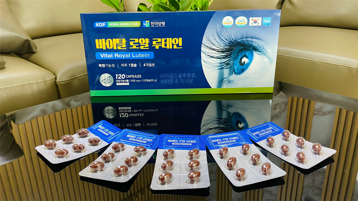 Viên Bổ Mắt Vital Royal Lutein 120 Viên Hàn Quốc
