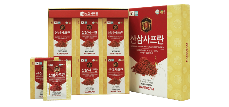 Nước Hồng Sâm Saffron Hộp 30 Gói Hàn Quốc