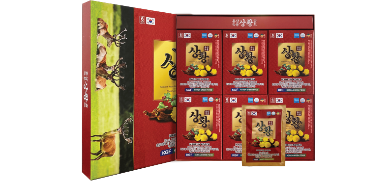 Nước Hồng Sâm Nhung Hươu Thượng Hoàng Hộp 30 Gói