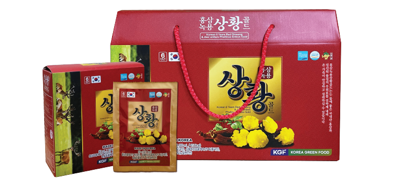 Nước Hồng Sâm Nhung Hươu Thượng Hoàng Hộp 20 Gói