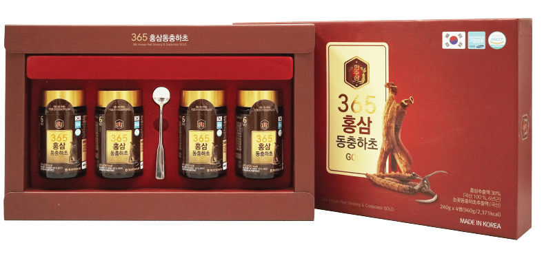 Cao Hồng Sâm Đông Trùng Hạ Thảo Hộp 4 Lọ