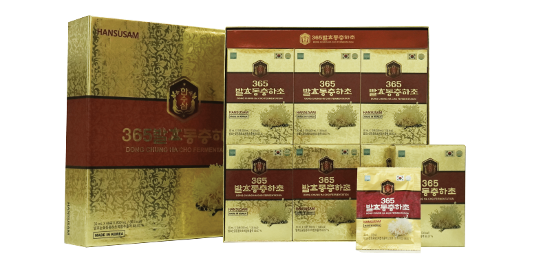 Nước Đông Trùng Hạ Thảo Lên Men Hộp 60 Gói 