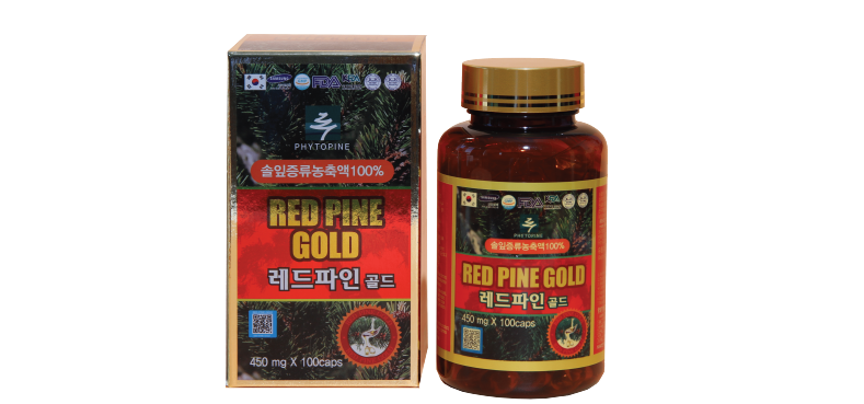 Tinh Dầu Thông Đỏ Red Pine Gold Hộp 100 Viên