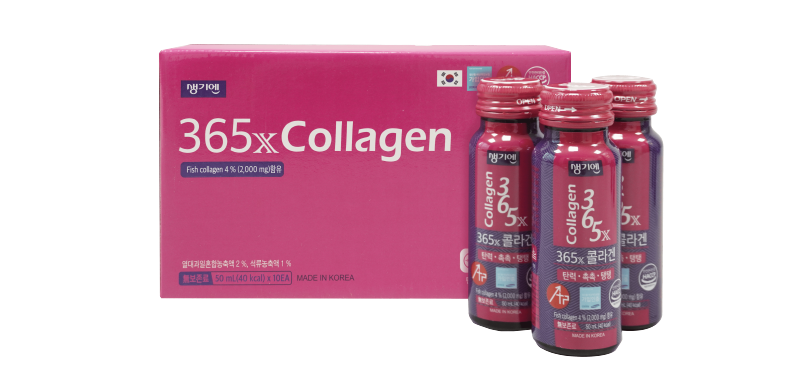 Nước Uống Collagen 365x Hộp 10 Chai