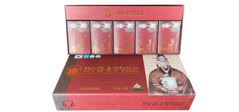 An Cung Ngưu Hoàng Hoàn Hansusam Hộp 5 Viên