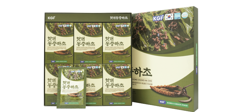 Nước Mát Gan Đông Trùng KGF Hộp 30 Gói