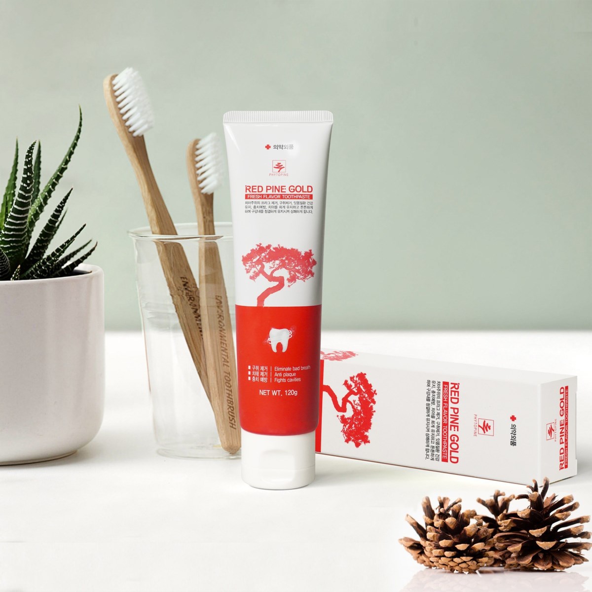 Kem Đánh Răng Tinh Dầu Thông Đỏ Red Pine Gold