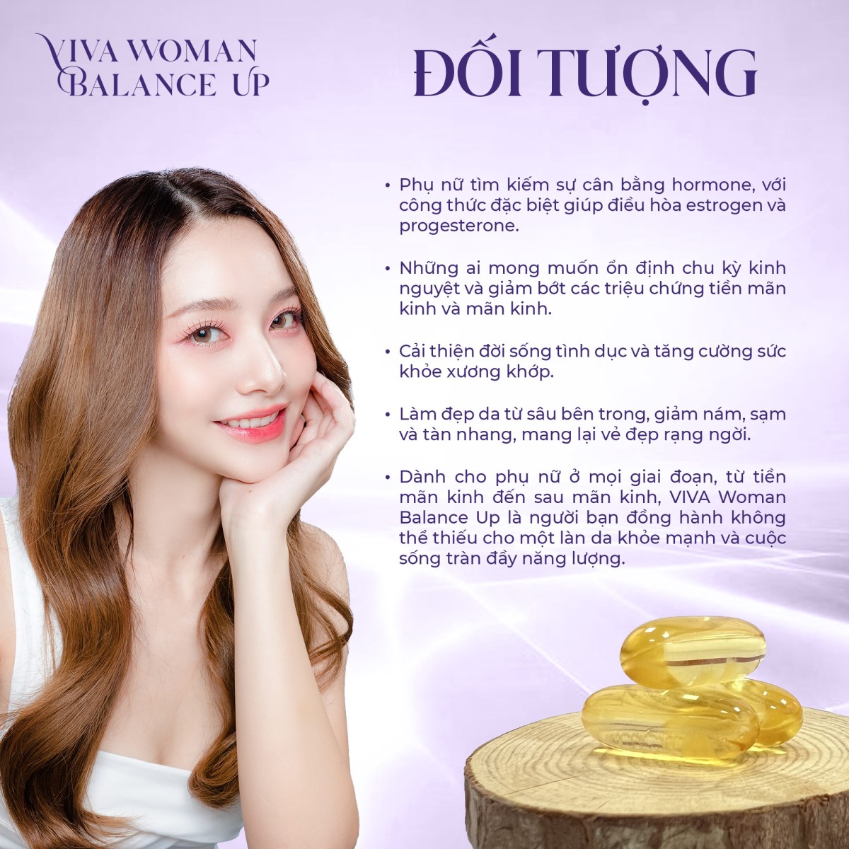 Thực phẩm bảo vệ sức khỏe Viva Woman Balance UP