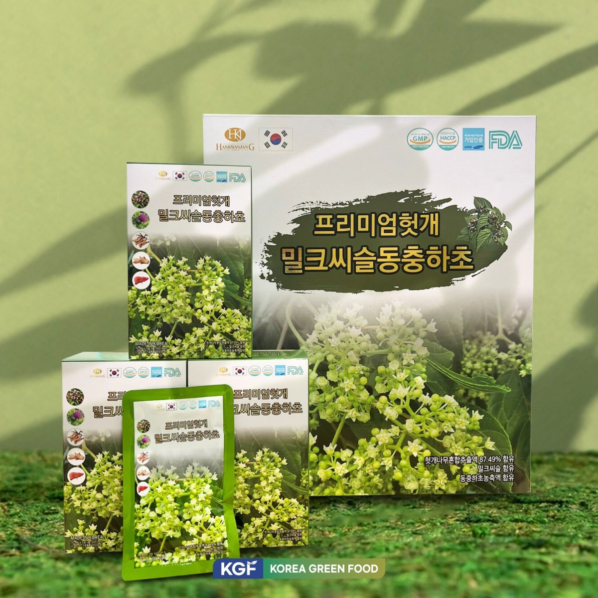 Nước giải độc gan Hovenia kế sữa đông trùng 30 gói