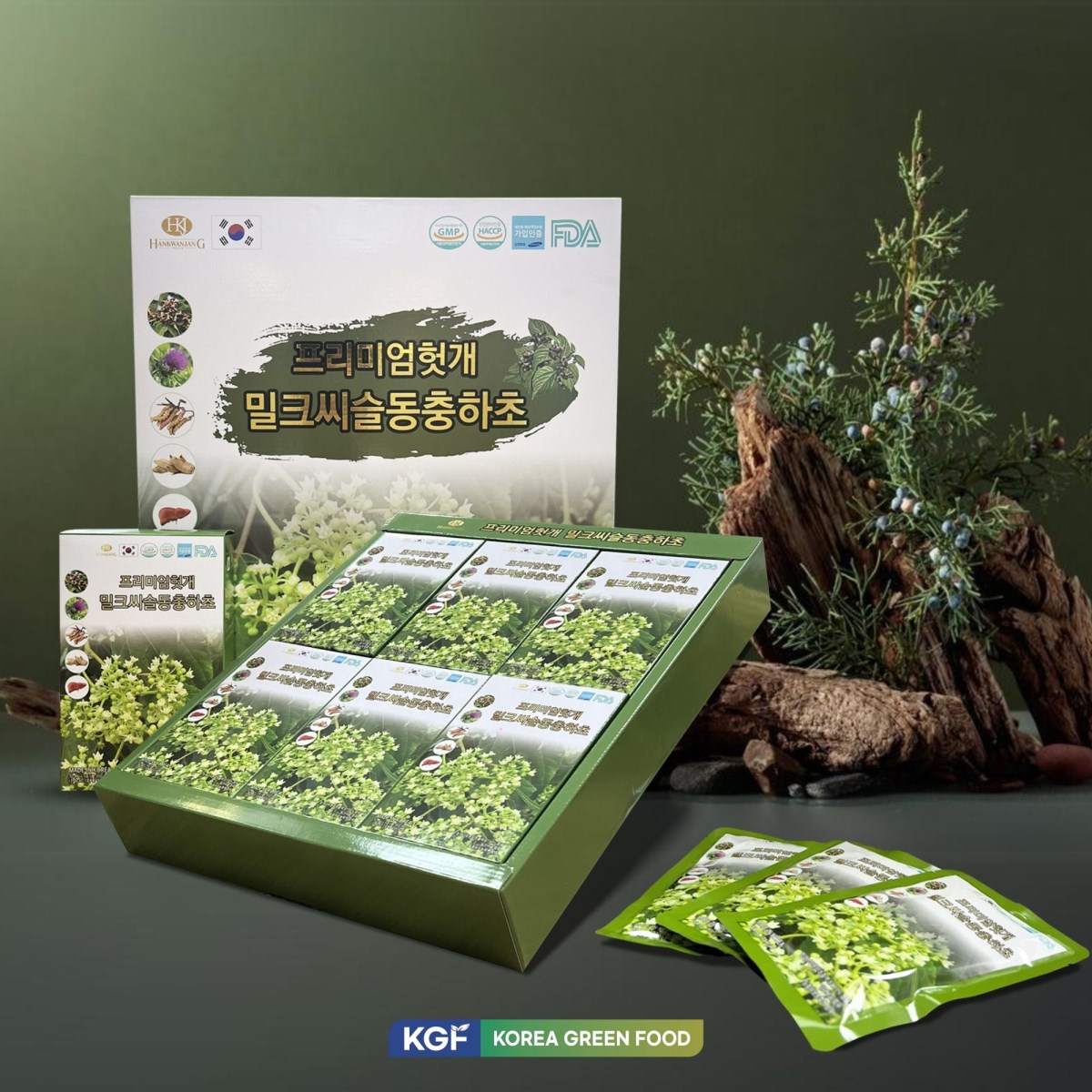 Nước giải độc gan Hovenia kế sữa đông trùng 30 gói