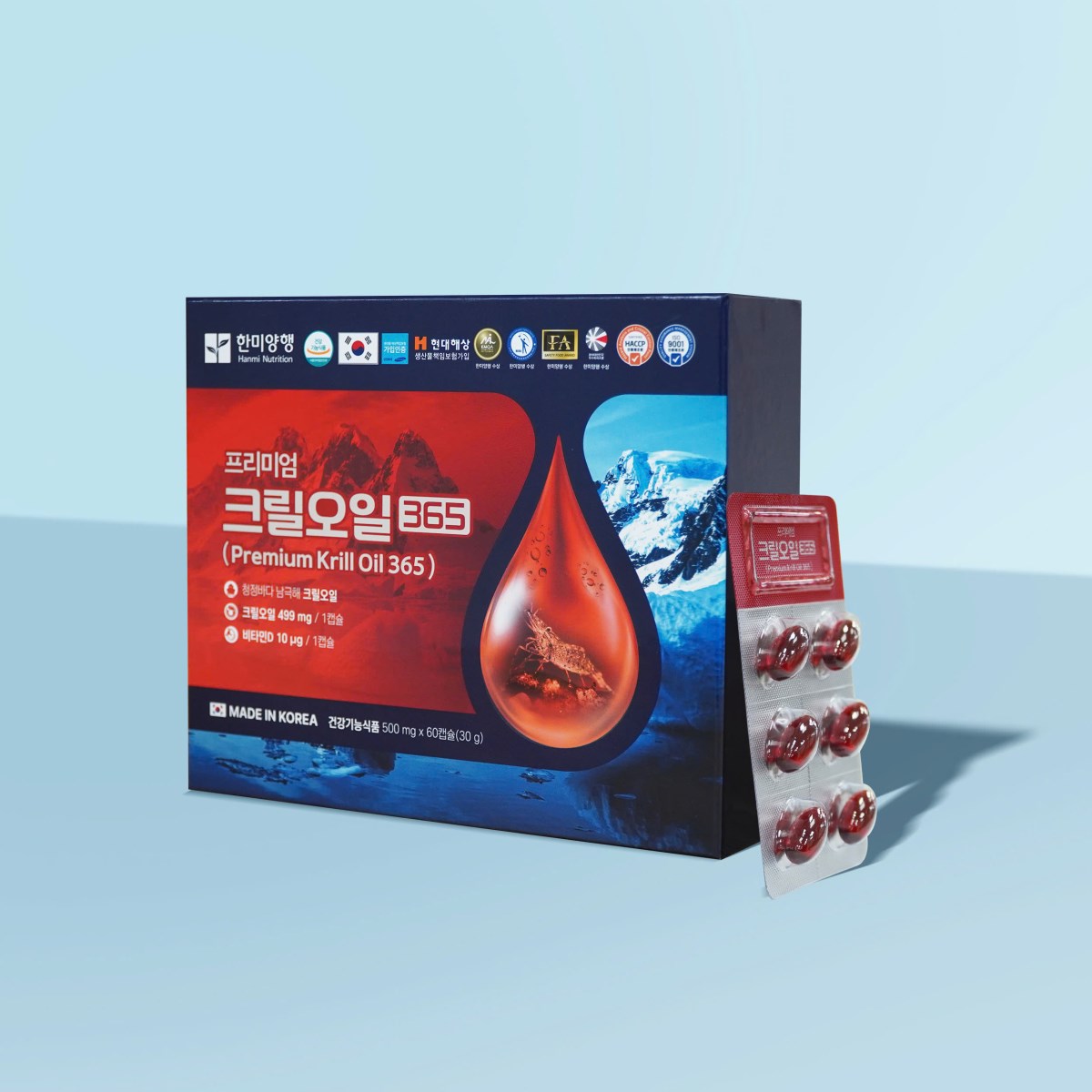 Thực phẩm bảo vệ sức khỏe Premium Krill Oil 365 (60 viên)