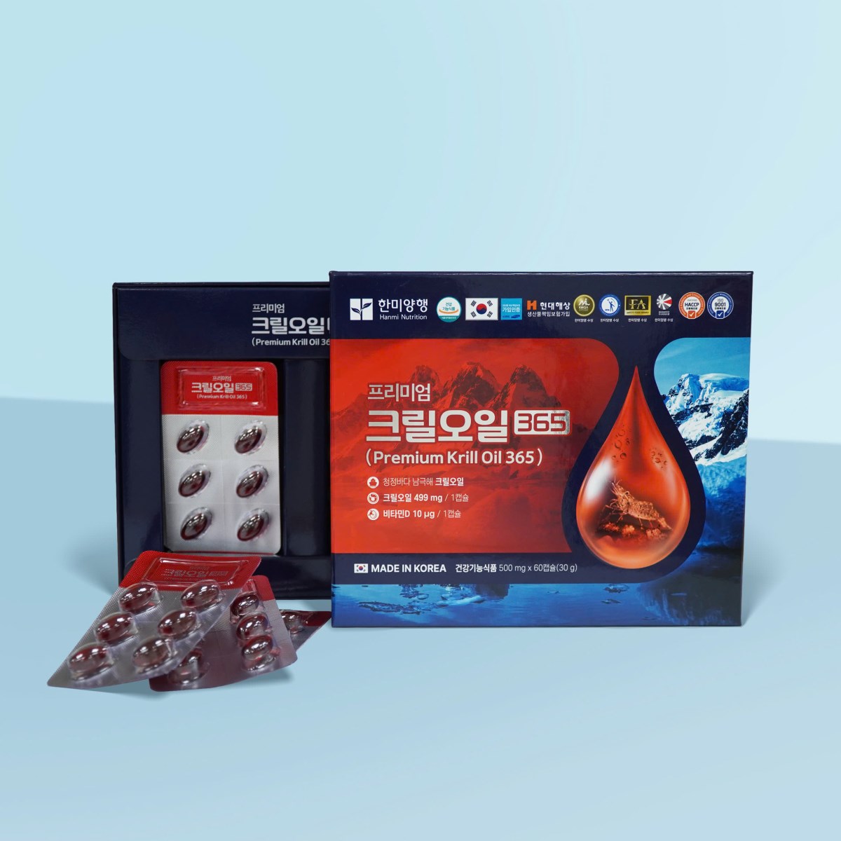 Thực phẩm bảo vệ sức khỏe Premium Krill Oil 365 (60 viên)