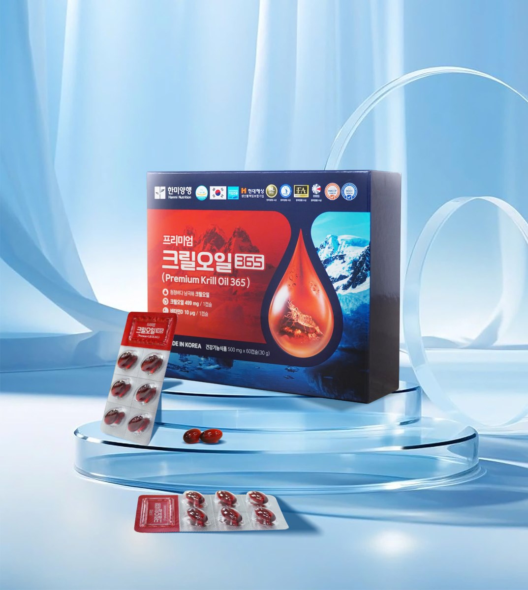 Thực phẩm bảo vệ sức khỏe Premium Krill Oil 365 (60 viên)