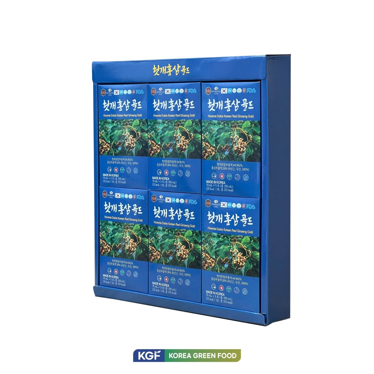 Thực phẩm bổ sung Hovenia Dulcis Korean Red Ginseng Gold