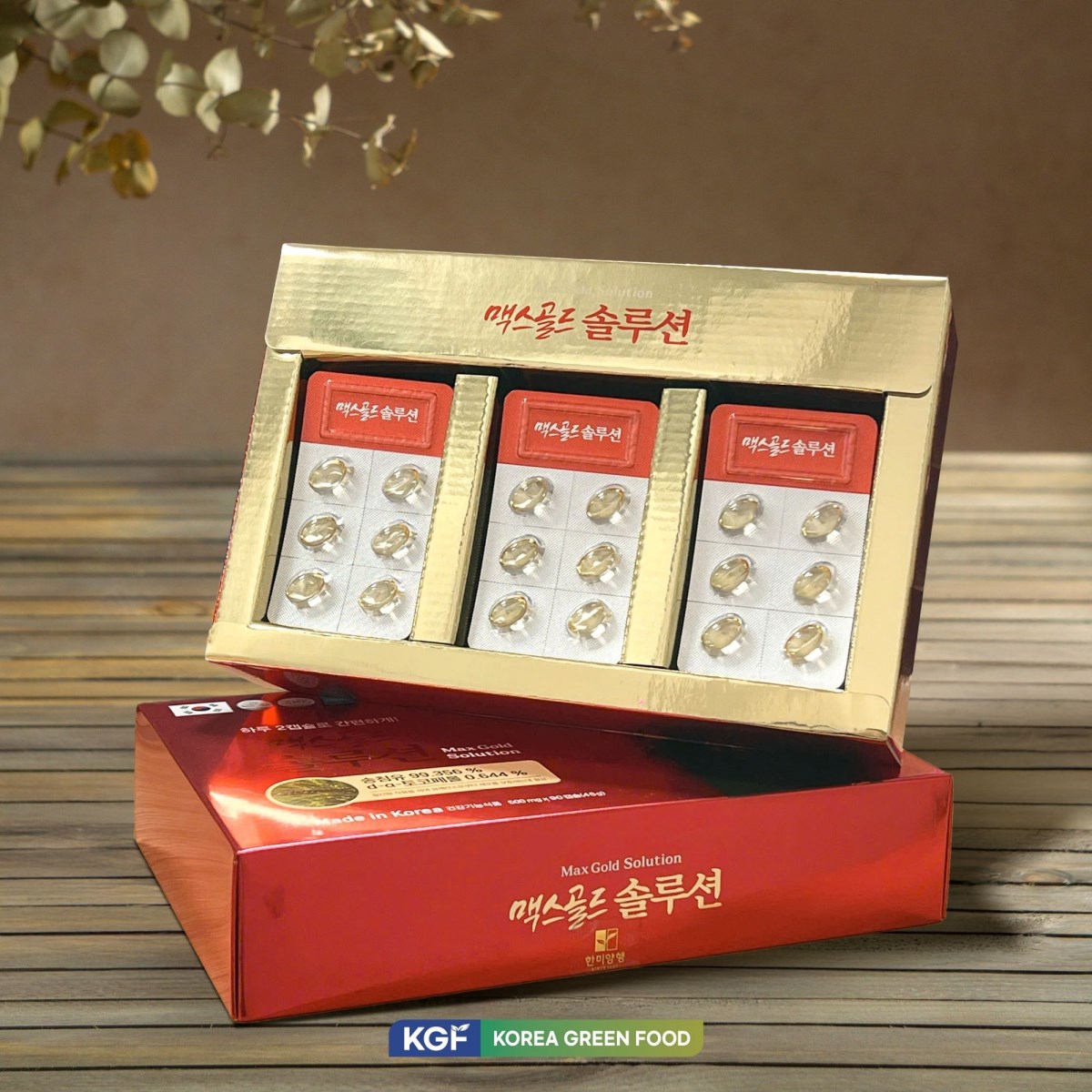 Thực phẩm bảo vệ sức khỏe Max Gold Solution (500mg x 90 viên)