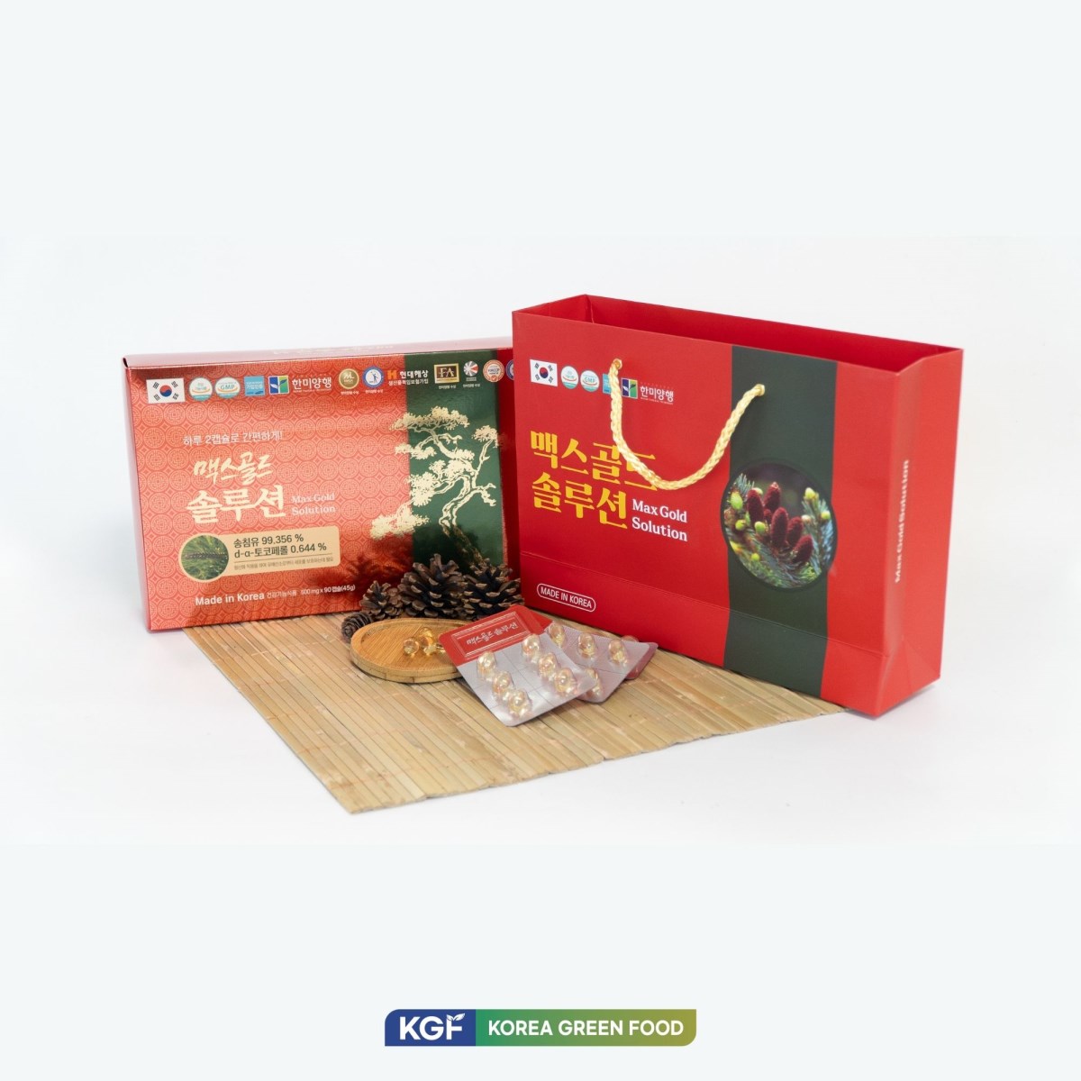 Thực phẩm bảo vệ sức khỏe Max Gold Solution (500mg x 90 viên)