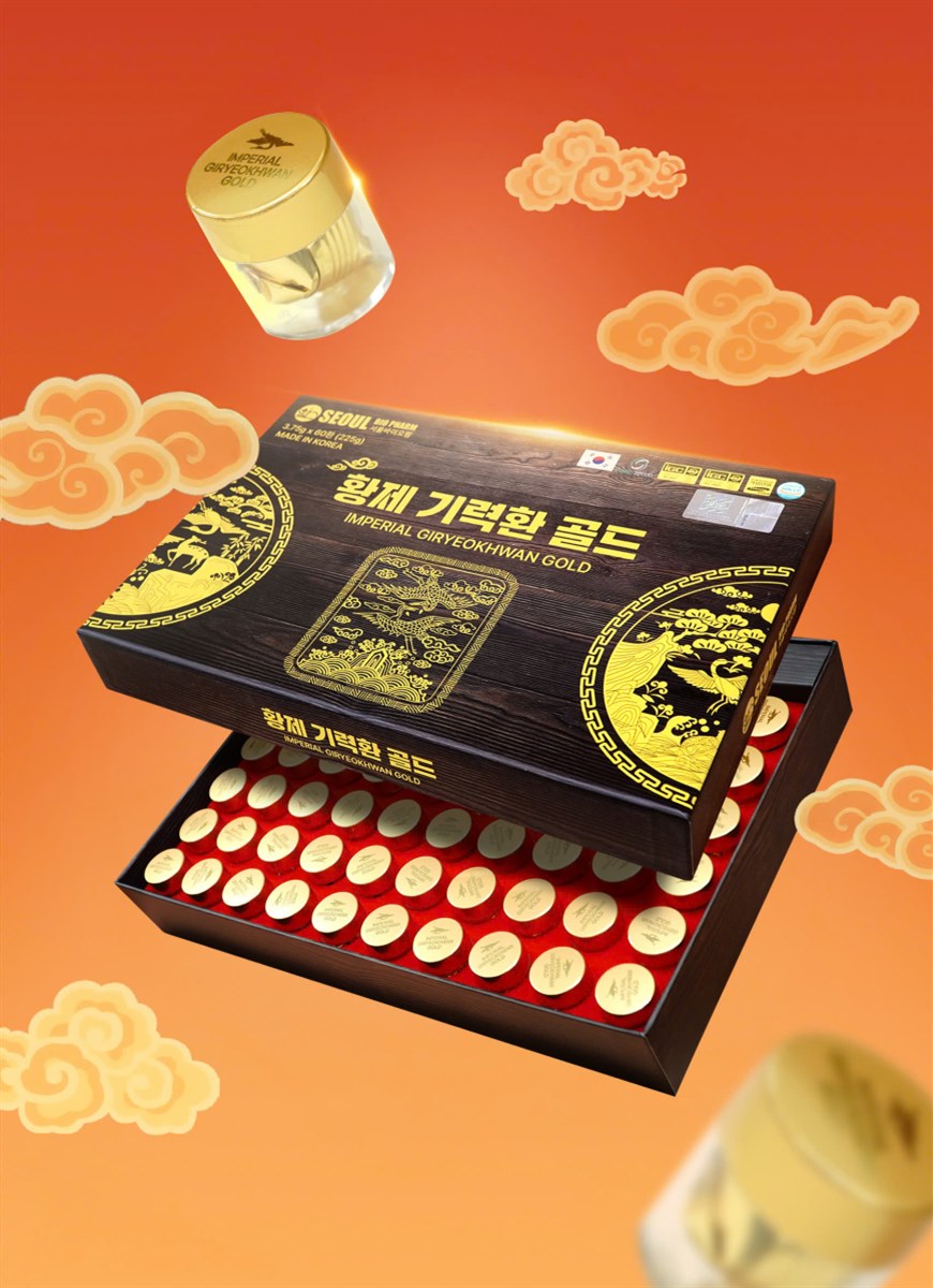 Thực phẩm bổ sung Imperial Giriyeyohwan Gold (3,75 g × 60 viên)/hộp