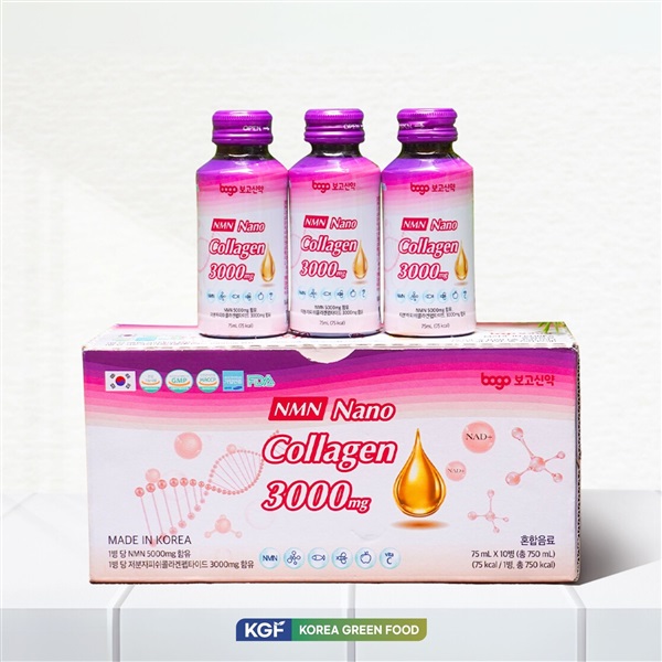 Thực phẩm bổ sung NMN Nano Collagen 3000mg