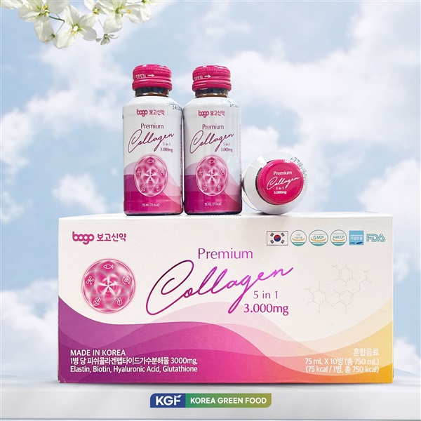 Thực phẩm bổ sung Premium Collagen 5 in 1 3000mg.