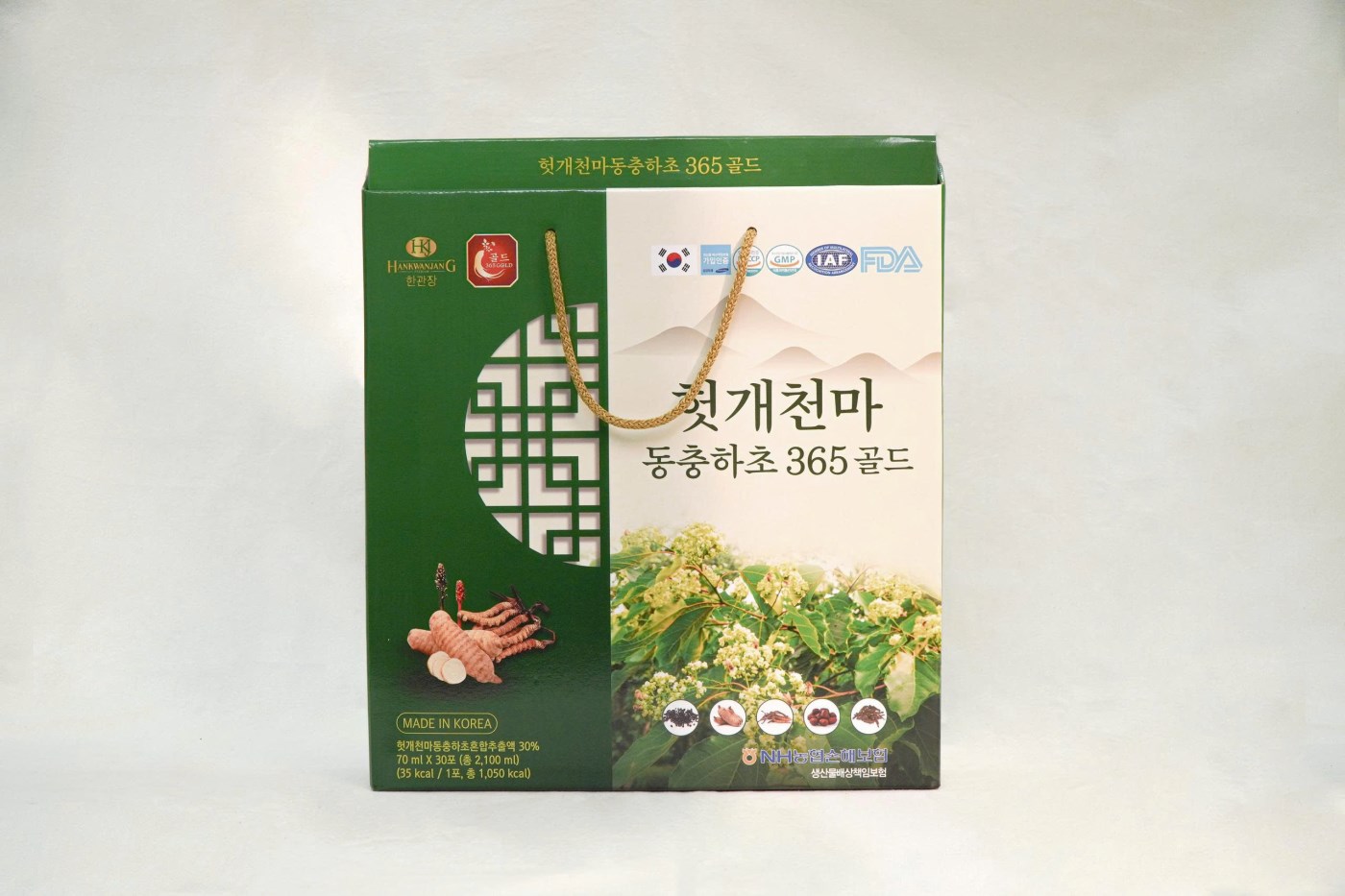 Thực phẩm bổ sung Hovenia Gastrodia Cordyceps 365 Gold