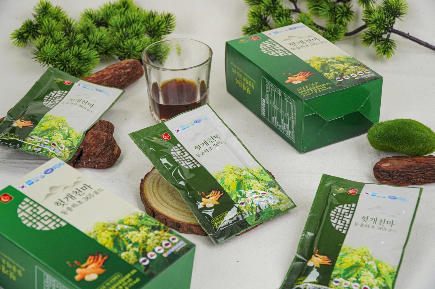 Thực phẩm bổ sung Hovenia Gastrodia Cordyceps 365 Gold