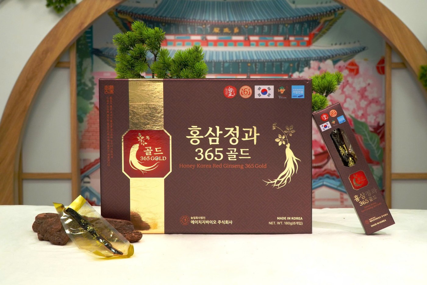 Hồng sâm Hàn Quốc tẩm mật ong 365 Gold (Honey Korea Red Ginseng 365 Gold)