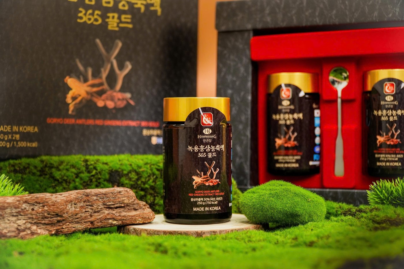 Thực phẩm bổ sung GORYO DEER ANTLERS RED GINSENG EXTRACT 365 GOLD