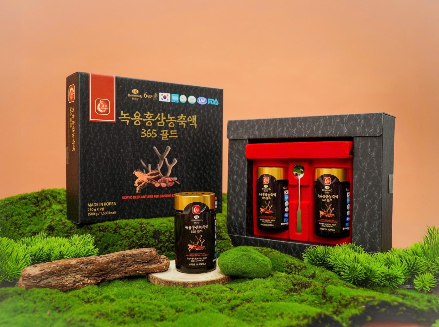 Thực phẩm bổ sung GORYO DEER ANTLERS RED GINSENG EXTRACT 365 GOLD