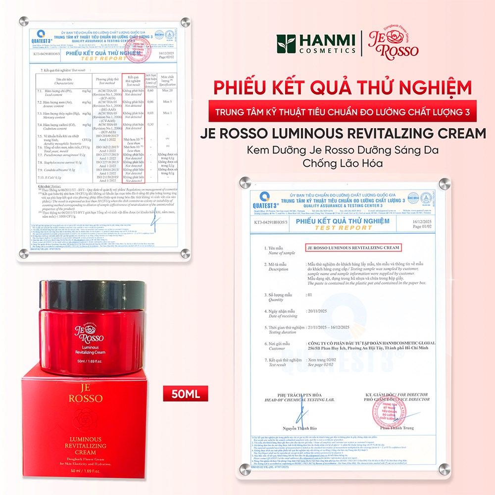 Je Rosso Luminous Revitalizing Cream