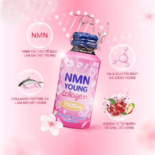 Thực phẩm bổ sung NMN Young Collagen 7500mg