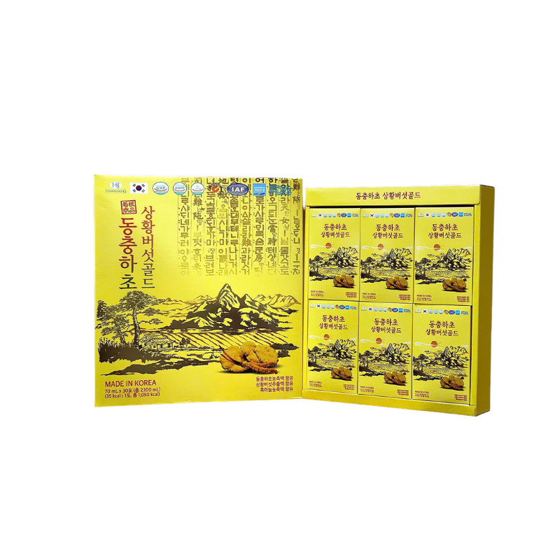 NƯỚC ĐÔNG TRÙNG NẤM THƯỢNG HOÀNG (CORDYCEPS SINENSIS PHELLINUS LINTEUS GOLD)