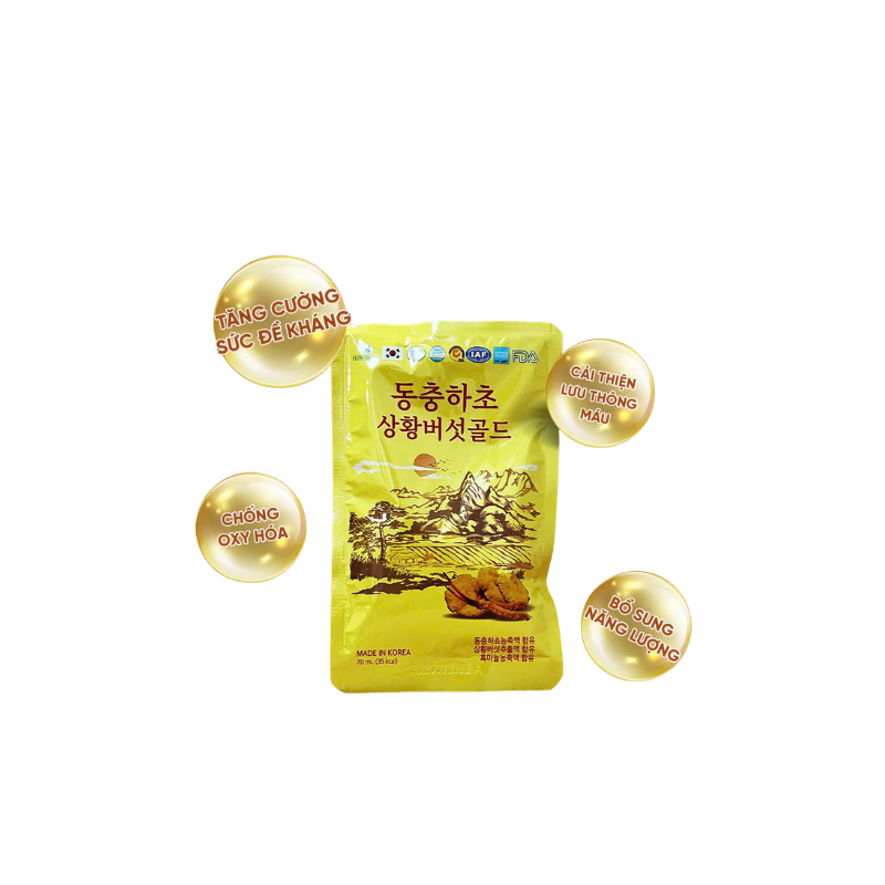 NƯỚC ĐÔNG TRÙNG NẤM THƯỢNG HOÀNG (CORDYCEPS SINENSIS PHELLINUS LINTEUS GOLD)